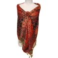 thumbnail image 1 of Peach Couture Châle Pashmina Réversible Élégant Paisley, 1 of 1