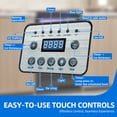 thumbnail image 4 of Dextrus 130 LBS Commercial Ice Maker, 44 Ice Cubes Under Counter Freestanding Machine, ETL Certified, 4 of 9