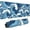 Blue Sea Wave, variant on Japanese Cherry Blossom Gaming Mouse Pad, Extended Large Mouse Mat Desk Pad, Stitched Edges Mousepad, 3mm Thick Long Non-Slip Rubber Base Mice Pad, 31.5 X 11.8 Inch