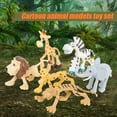 thumbnail image 3 of Juego de juguetes de animales, 6 piezas/juego, modelo de animal, juego de juguetes para niños, juego de juguetes de animales para niños, valor excepcional, 3 of 12