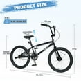 thumbnail image 5 of Outdoor Bike Freestyle Bike 20 Inch Single Speed 's Bicycle for Age 7+ Years,Mountain Bike for Outdoor, 5 of 7