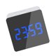 thumbnail image 3 of Reloj despertador digital LED Temperatura Escritorio Espejo de maquillaje Arte Snooze Reloj Dormitorio Decoración de oficina, Cuadrado seitruly HA3237-04B, 3 of 6