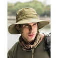 thumbnail image 4 of Dewadbow Hat Hunting Fishing Outdoor Cap Wide Brim Military Unisex Sun Camo, 4 of 6