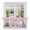 Pink, variant on Pink Halloween Tier Curtains, Cute Ghost Modern Art Light Filtering Kitchen Curtains, 2Pcs Rod Pocket Half Window Treatments Panels for Sink Cafe Cabinet Camper 27.5x36 Inches