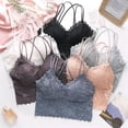 thumbnail image 3 of Women Cami Tanks Top Sexy Lace Bralette Sexy Top for Women Beauty Back Underwear Lingerie Cropped Camisole, 3 of 9