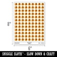 thumbnail image 2 of Medieval Farmer Peasant Tilling Land Garden 200+ Round Stickers - Gloss Finish - 0.50" Size - Orange, 2 of 7