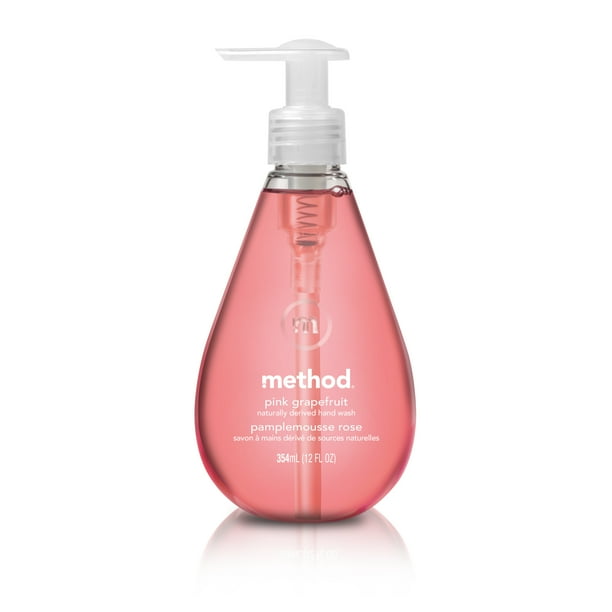 Method Gel Hand Soap, Pink Grapefruit, 12 Ounce