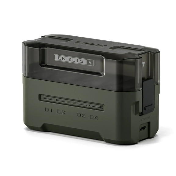 Tilta 4-Channel Portable Charging Station for EN-EL15C Battery, Green