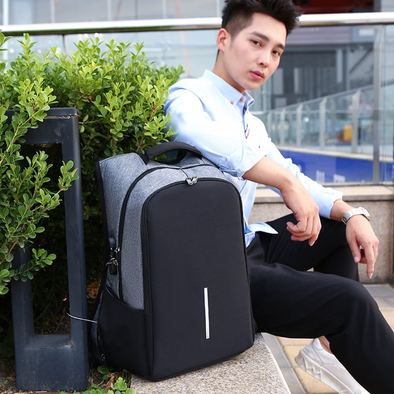 Feisha Anti theft Men s Backpack Business Casual Computer Backpack 17 inch USB School Bag Gift Customized Factory Direct Supply