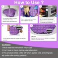 thumbnail image 4 of PEACNNG Ice Pack For Neck And Shoulders  Gel Neck Shoulder Ice Pack Wrap For Injuries Reusable  Cold Hot Compress Therapy For Rotator Cuff Injury  Bruises  Upper Back Cold Packs  Purple, 4 of 6