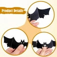 thumbnail image 6 of 48 Pcs Halloween Bat Decals 3D Wall Stickers Realistic PVC Four Sizes for Spooky Indoor Outdoor Parties, 6 of 9