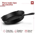 thumbnail image 3 of Sartén Grill de Hierro Fundido Ultrachef 26 cm Negro, 3 of 8