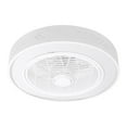 thumbnail image 1 of Ceiling Fan With Remote Control Led Lamp Dimmable And Modern Design For Bedroom Office And Indoor Use 21.65 X 21.65 In, 1 of 9
