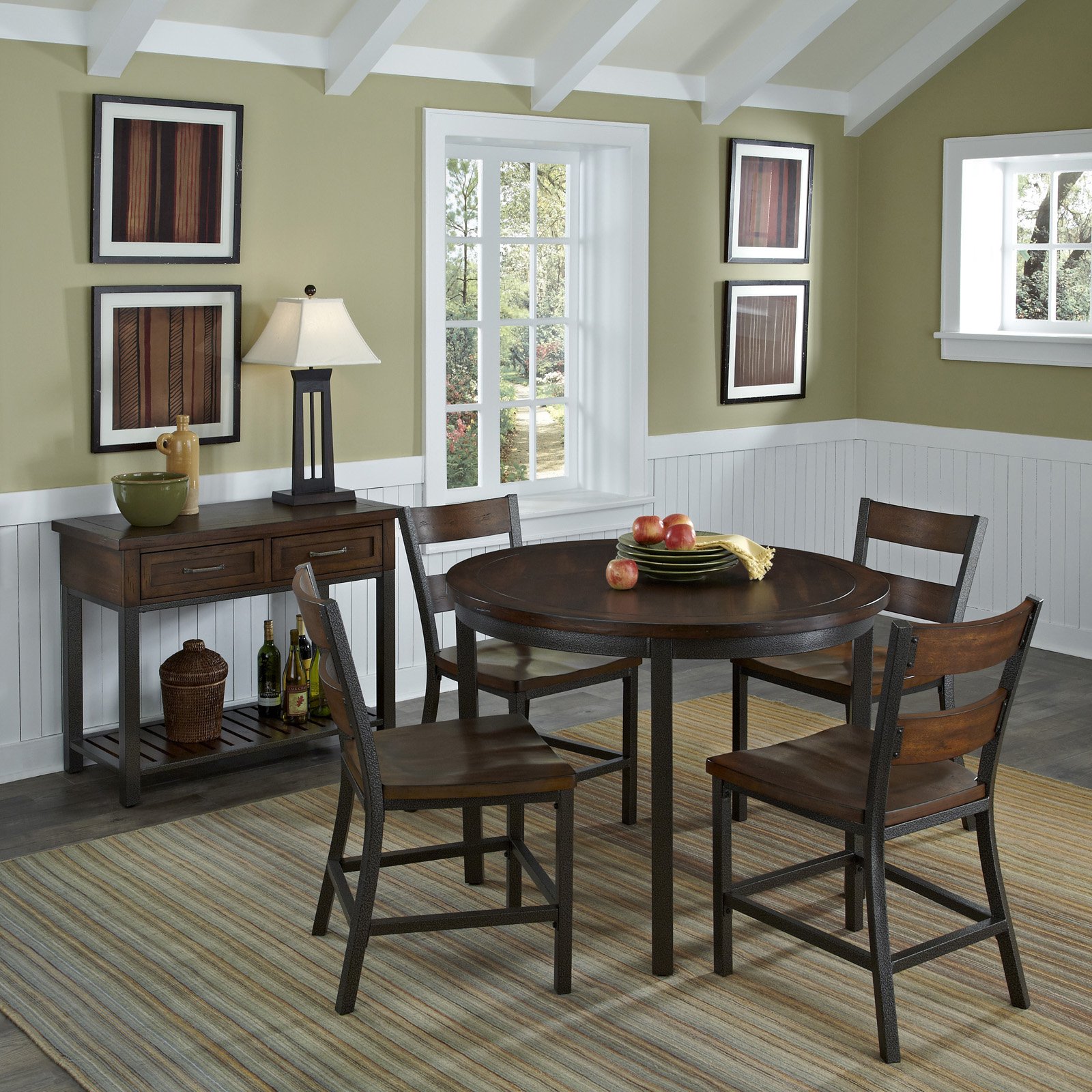 Cabin Creek 5 Piece Dining Set Walmart Com