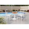 thumbnail image 2 of Strata Furniture 2 Chaises Rio en Polypropylène avec Table Germée en Blanc/orange, 2 of 2