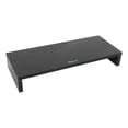 thumbnail image 4 of Qiilu Wooden Stand LED LCD Computer Monitor Riser Desktop Organizer Display Bracket Rack, 4 of 15