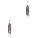 thumbnail image 4 of Qarigey Hexágono Columna Encanto Exquisito Mujeres Hombres Regalos hechos a mano Colgantes Colgantes Puntiagudo Colorido Cristal Encantos 2piezas, 4 of 6