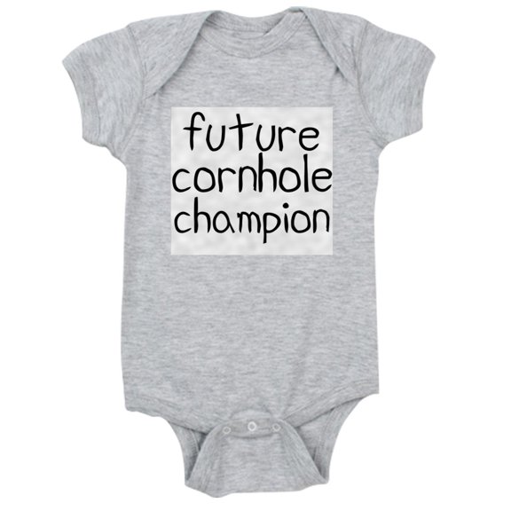 CafePress - Future Cornhole Champion Body Suit - Cute Infant Bodysuit Baby Romper