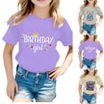 thumbnail image 4 of Birthday Girl Shirt Toddler Kid 4th 5th 6th 7th 8th 9th 10th 11th 12th Girls Birthday Tshirts Short Sleeve Tees, 4 of 4