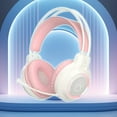 thumbnail image 6 of Mrmaere Headset Wired Headset Students Children Study Back Music Gaming Headset Boys Girls Gift Fashionable Pink, 6 of 7