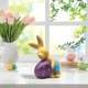 thumbnail image 4 of Conejo Lindo de Pascua Y Decoraciones de Huevos - Figuras de Conejos de Vacaciones de Primavera con Huevos Coloridos, 4 of 6
