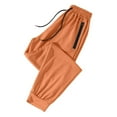 thumbnail image 3 of LRen Joggers for Women with Zipper Pockets Lightweight High Waisted Athletic Pants Solid Casual Loose Pants for Travel Lounge Workout Sweatpants, 3 of 6