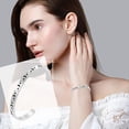 thumbnail image 2 of Personalized Gift Star Moon Sun Trend Luminous Opening Adjustable C Bracelet, 2 of 7