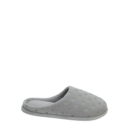DF by Dearfoams Women's MF Terry Dotted Clog Slipper