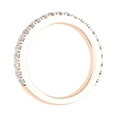 thumbnail image 2 of 1/2 Carat Round Diamond Wedding Band Ring in 14K Rose Gold (Ring Size 11) (I1-I2 Clarity), 2 of 4