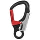 thumbnail image 2 of Clip de mosquetón, gancho de presión de doble bloqueo, resistencia de 35kN, uso versátil, gancho de presión de resorte de aleación de aluminio para Negro, 2 of 8