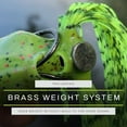 thumbnail image 5 of Scum Frog Pro Series Topwater Bass Fishing Hollow Body Frog Lure with Weedless Hooks, Green Pumpkin, One Size, 5 of 7