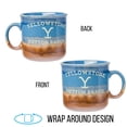 thumbnail image 3 of Silver Buffalo Yellowstone Dutton Ranch - Taza de cerámica para campista reactiva, 20 onzas, 3 of 7