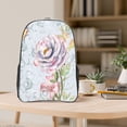 thumbnail image 5 of Kdxio Vintage Rose Clear Backpack, Transparent Bookbag for School for Women Men, Capacity Clear Bag for College, Travel, 5 of 7