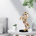 thumbnail image 3 of 13.8''H Standing Horse Resin Statue, Horse Art Figurine Decorative Decor Ornaments for Desk Bookshelf Cabinet for Luck and Wealth, 3 of 8