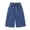 Dark Blue, variant on MuXiKeJi Clothes Girls Y2K Jeans Baggy Thin Knot Decor Loose Wide Leg Denim Pants Summer Casual Bottoms for Toddler Kids Girls Jeans Pants