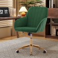 thumbnail image 2 of CASADEAR Adjustable Office Chair, Ergonomic Swivel Chair, Backrest Seat for home office bedroom,Dark Green, 2 of 10