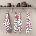 thumbnail image 5 of Dreamtimes Soft Absorbent Reusable Kitchen Towels, Set of 6|28x18 in, Cartoon Red Cherry Dining Kitchen Living Room Tea Towels Dish Towels Decorative Towels, 5 of 7
