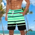 thumbnail image 2 of BRGZLK Mens Swim Trunks with Compression Liner Quick Dry Mens Bathing Suit Inseam Elastic Waist Drawstring Beach Shorts with Pocket, 2 of 6