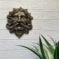 thumbnail image 3 of Zeckos Cast Iron Green Man Wall Décor - Bronze Finish - 9.75 inches Tall - Easy to Hang - Bronze - Size 9.75 inches, 3 of 9
