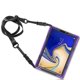 thumbnail image 5 of Funda para Samsung Galaxy Tab S4 10.5 T830 T835 con correa para el hombro y soporte giratorio de 360 grados, carcasa de PC y TPU [forma de X], 5 of 5