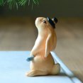 thumbnail image 2 of Honganda Resin Easter Bunny Ornament Spring Cute Musicial Rabbit Decoration Accessories for Party, 2 of 7