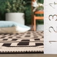 thumbnail image 6 of Safavieh Courtyard Holly Geometric Indoor/Outdoor Area Rug, Sand/Black, 4' x 5'7", 6 of 16