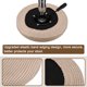 thumbnail image 3 of Fundas de taburete redondo de 2 piezas, fundas de silla redonda Diámetro 12-14", cojines de asiento de silla redonda Caqui, 3 of 6