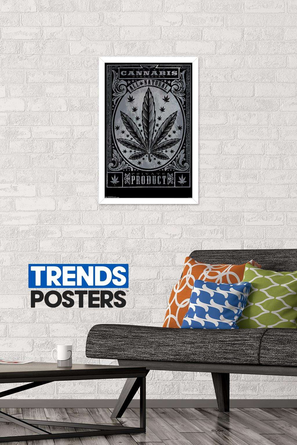 Weed - Private Product Wall Poster, 14.725" x 22.375", Framed