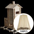thumbnail image 2 of Guardoinrt 100Pcs Unfinished Wood Sticks Woodcrafts for Crafts Model Building Supplies 100cm, 2 of 9
