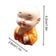 thumbnail image 3 of Adorno de maceta de resina para escritorio de Monje Basimu Kung | Divertida miniplanta decorativa para oficina con hojas realistas | Decoración zen para el hogar y la oficina | Bonita figura de, 3 of 5