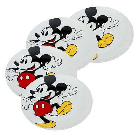 vandor llc disney mickey mouse ceramic 10 3 dinner plate set of 4
