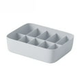 thumbnail image 2 of POINTERTECK Stackable White Organizer Bins Clothes Storage Baskets for Household Storage Organization, 2 of 4