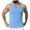 A185-Light Blue, variant on Men Tank Tops 1 Pack Men's Muscle Shirts Sleeveless Quick Drying Gym Workout Tank Top(XXL,White)