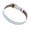 White, variant on Fashionable Cuff Bracelet With Quick Release Clasp Unisex Jewelry
